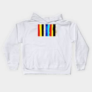 Colourful Vertical Stripes Kids Hoodie